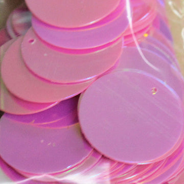 20mm Paillette Crystal Opaque Carnation