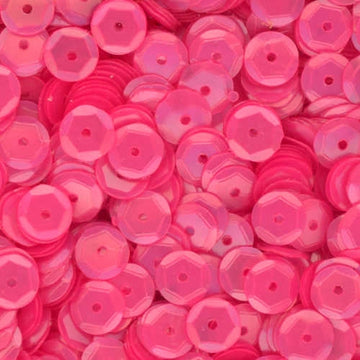 6mm Slightly Cupped Satin Pink 100 Grams