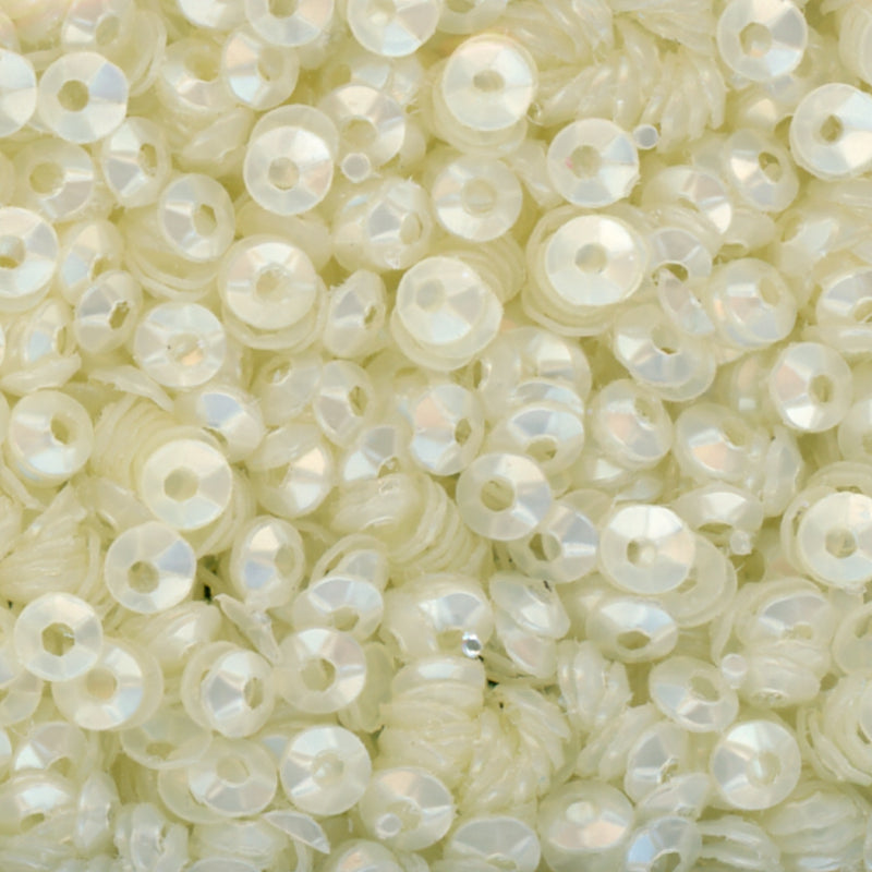 3mm Fully Cupped Satin Pearl