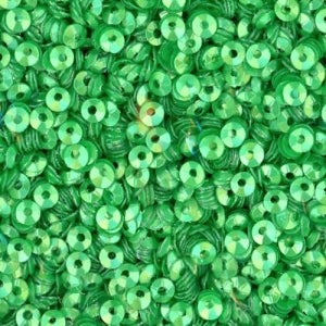 3mm Fully Cupped Satin Shamrock 100 grams