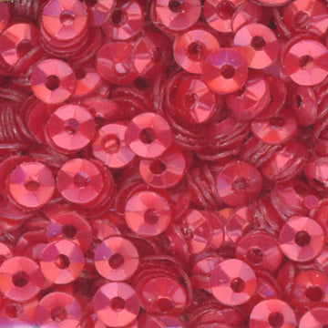 3mm Fully Cupped Satin Red 100 grams