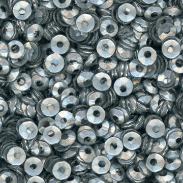 3mm Fully Cupped Satin Silver 50 grams