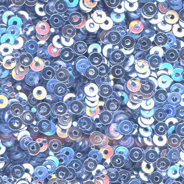 2.5mm metallic flat Cool Water Blue 100 Grams