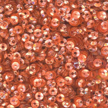 3mm Fully Cupped Metallic Peach