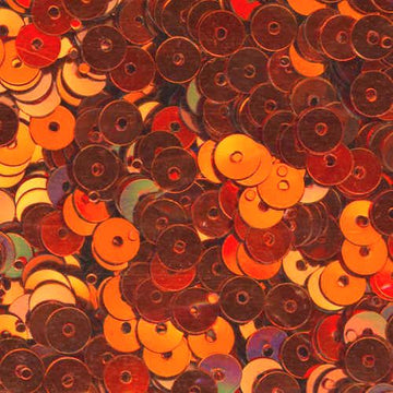 5mm Flat Metallic Orange