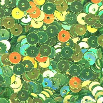 5mm Flat Metallic Spring Green 100 grams