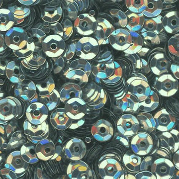 5mm Slightly Cupped Metallic Gray