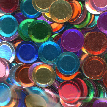6mm Metallic Confetti Mixed Colors