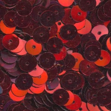 6mm Flat Metallic Dark Red 100 grams