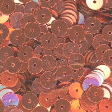 6mm Flat Metallic Peach