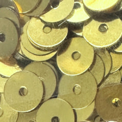 6mm Flat Metallic Yellowgreen 100 grams