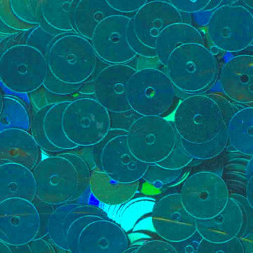 8mm Flat Metallic Emerald Green 100 grams