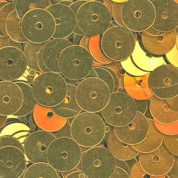 8mm Flat Metallic Bright Gold 100 grams