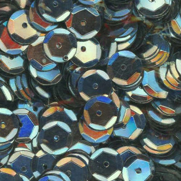 10mm Slightly Cupped Metallic Gray