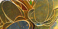 19mm Oval Metallic Gold 1000 count