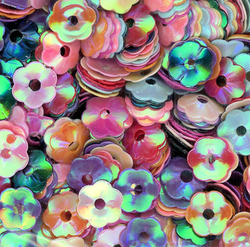 6mm Cupped Flower Opaque Mix