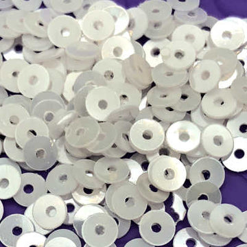 4mm Flat Opaque White Moonlight 100 grams