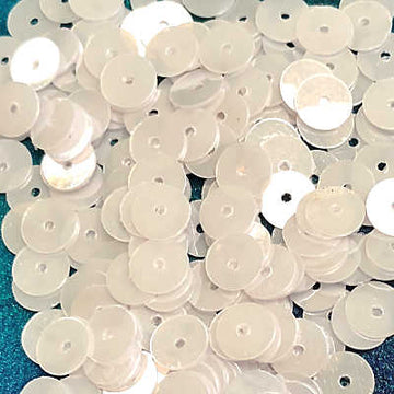 6mm Flat Opaque White Moonlight 100 grams
