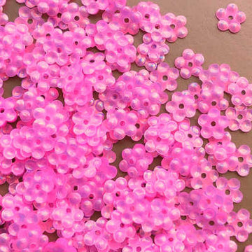 5mm Flower Opalescent Taffy 100 Grams
