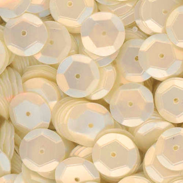 10mm Slightly Cupped Satin Pearl 100 Grams