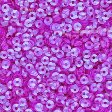 3mm Fully Cupped Satin Light Purple 100 grams