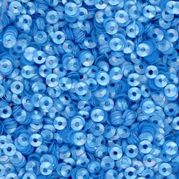 3mm Fully Cupped Satin Powder Blue 100 grams