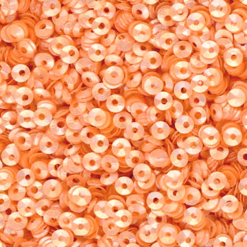 3mm Fully Cupped Satin Pale Coral