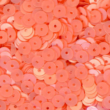 5mm Flat Satin Pale Peach 100 Grams