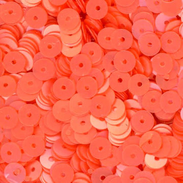 5mm Flat Satin Peach 100 Grams