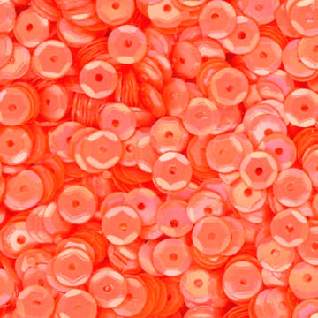 5mm Slightly Cupped Satin Peach