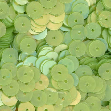 6mm Flat Satin Light Chartreuse 100 Grams