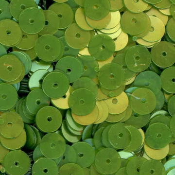 6mm Flat Satin Dark Chartreuse 100 Grams