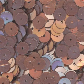 6mm Flat Satin Chocolate Brown 100 Grams
