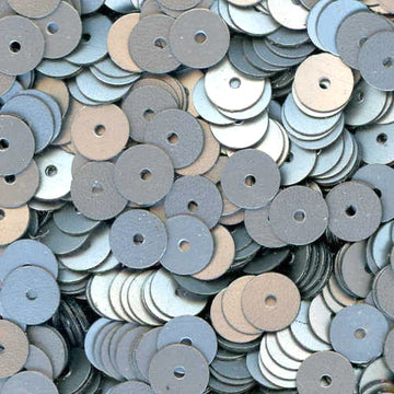 6mm Flat Satin Silver 100 Grams