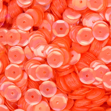 6mm Slightly Cupped Satin Peach 100 Grams