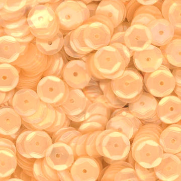 6mm Slightly Cupped Satin Nude 100 Grams