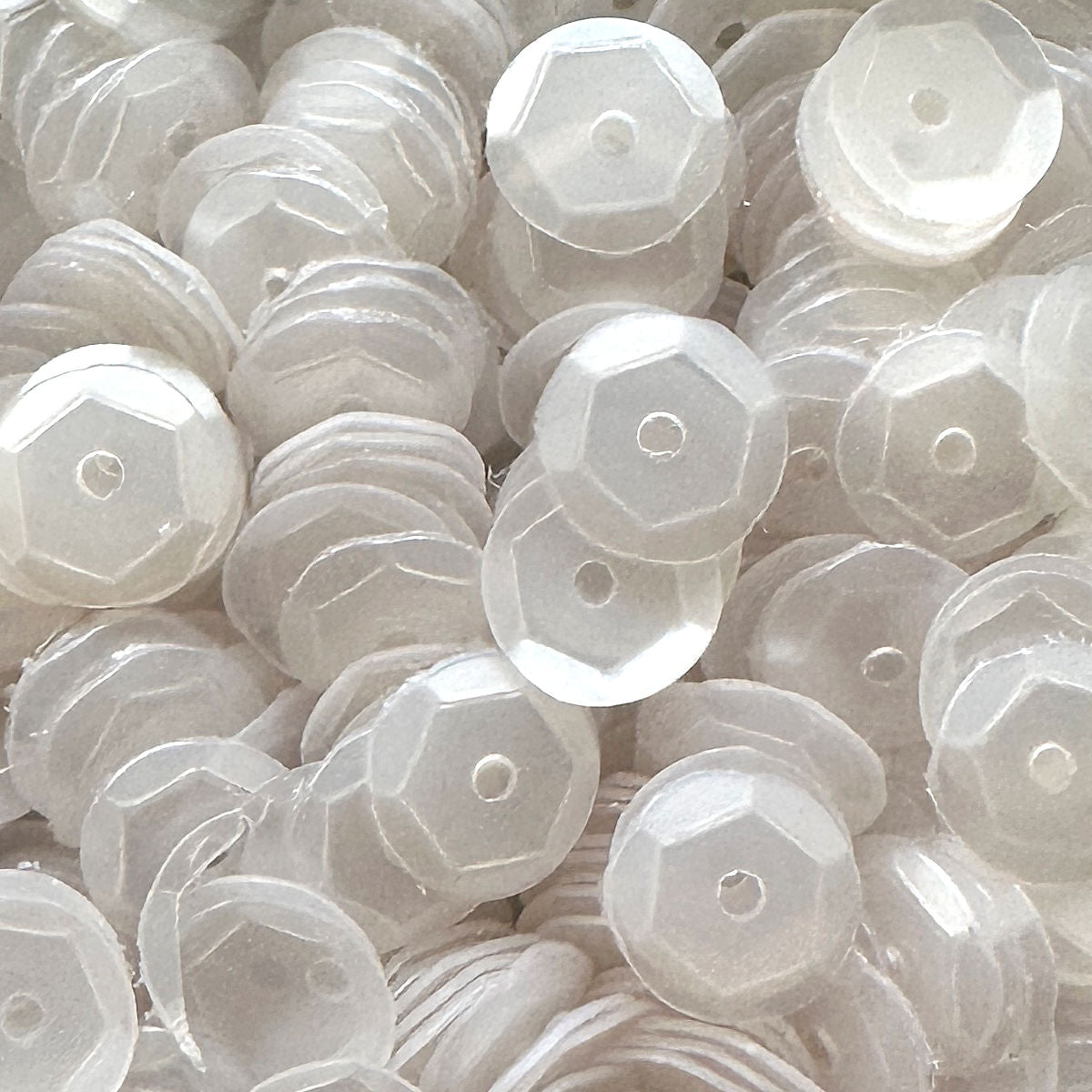 6mm Slightly Cupped Satin White