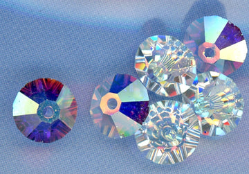 Swarovski 6mm Rondelles Crystal AB