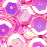 8mm Slightly Cupped Crystal Opaque Carnation