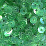 3mm Flat Iridescent Medium Leaf Green