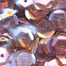 8mm Slightly Cupped Iridescent Sable