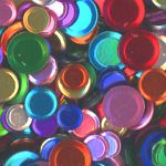 Metallic Confetti Mixed Colors