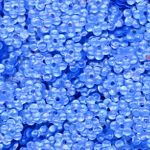 5mm Satin Flower Blue Bayou 100 grams