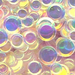 Crystal Iris Confetti Clear Aurora Borealis 100 grams