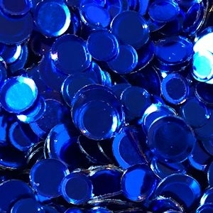 Metallic Confetti Cobalt Blue