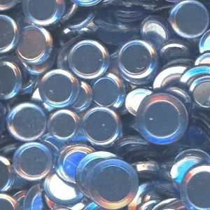 Metallic Confetti Cool Water Blue