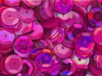 Fuchsia Fever 8mm Slightly Cupped Sequin blend