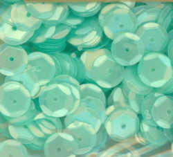 8mm Slightly Cupped Satin Pale Sea Green