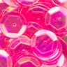 8mm Slightly Cupped Crystal Iris Fandango Pink 50 Grams