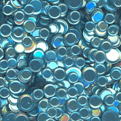 Metallic Confetti Aqua